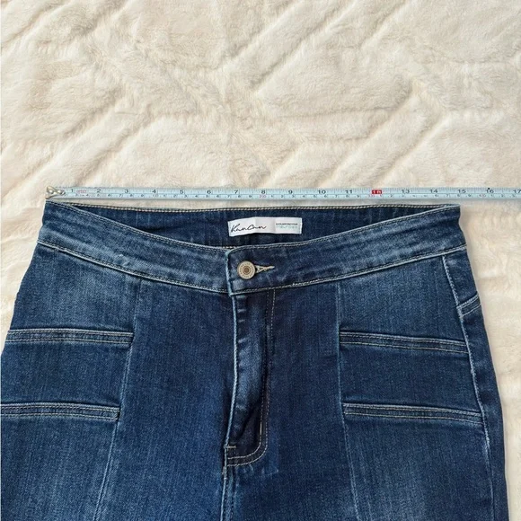 KanCan Dark Blue Flare Jeans - Picture 3 of 7